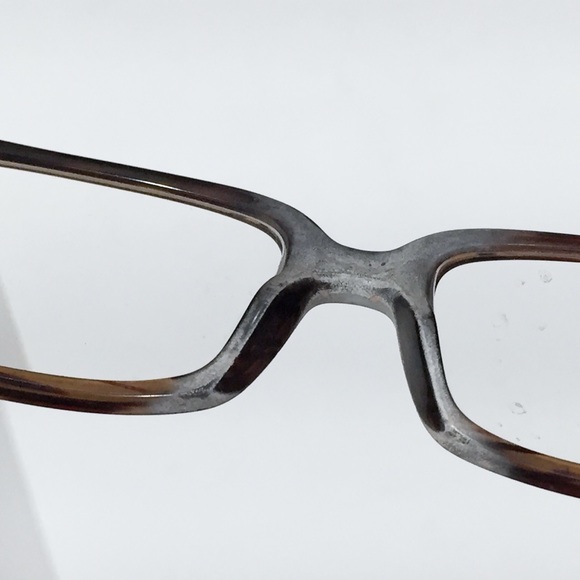 Prada dark brown acetate frame eyeglasses - Picture 4 of 7